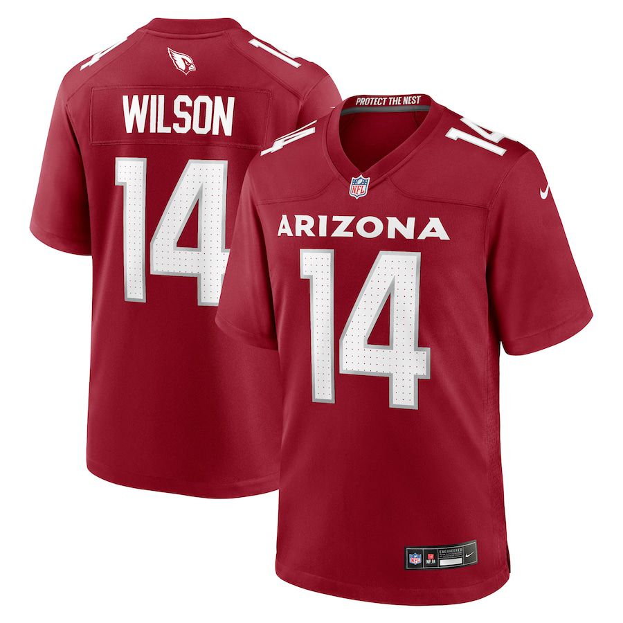 Men Arizona Cardinals #14 Michael Wilson Nike Cardinal Team Game NFL Jersey->arizona cardinals->NFL Jersey